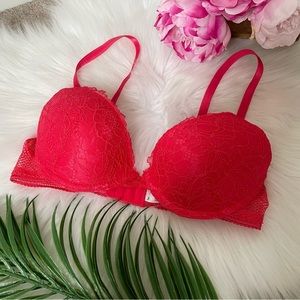 Red Lace Bra